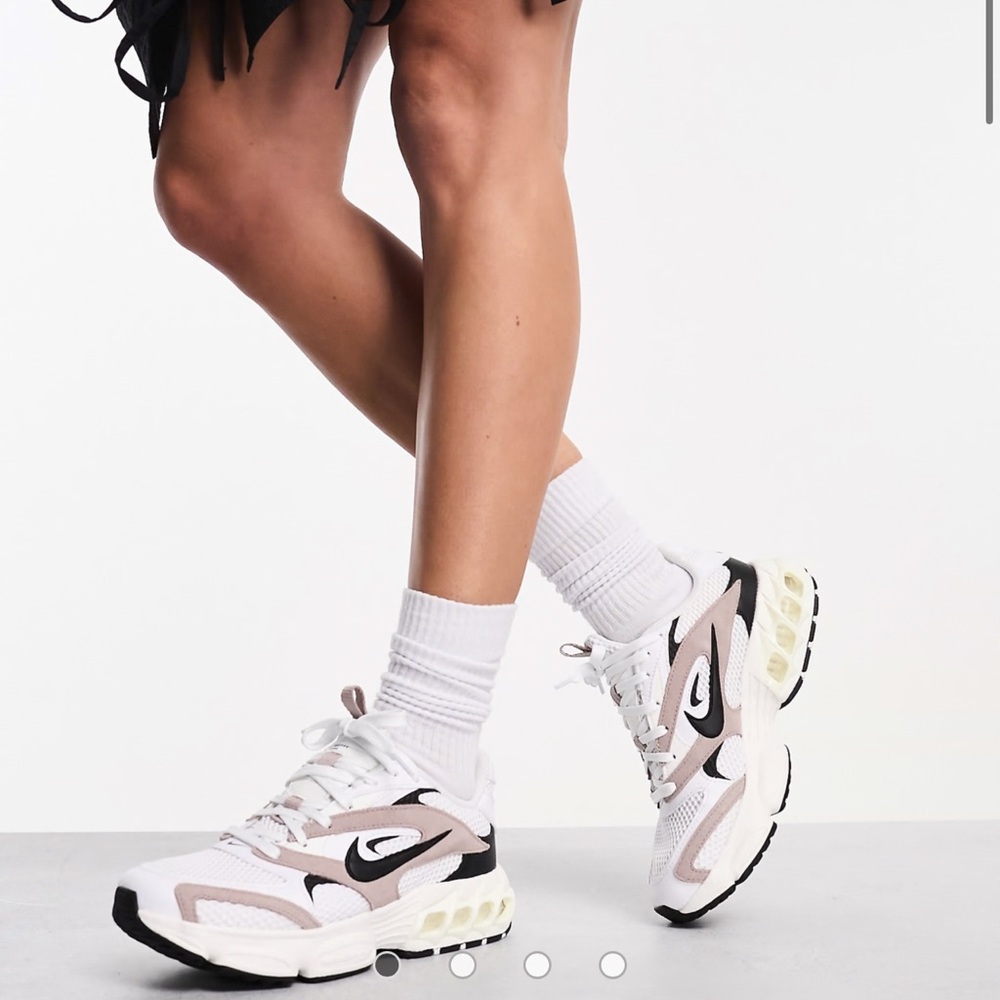 Nike Women's White and Beige Sneakers